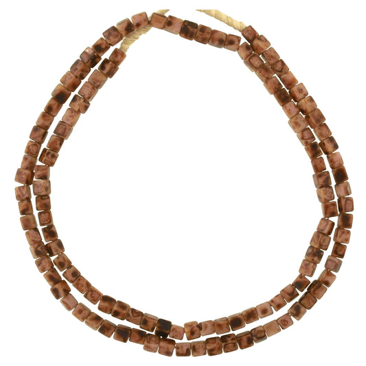 Alte afrikanische Handelsperlen Würfel Böhmische tschechische Glasperlen passende Halskette Ghana - Tribalgh