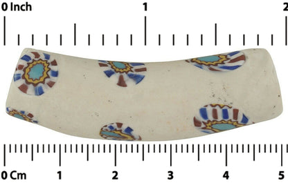 Antiker afrikanischer Handelsperlenbogen Millefiori Venezianisches Glas Murano - Tribalgh
