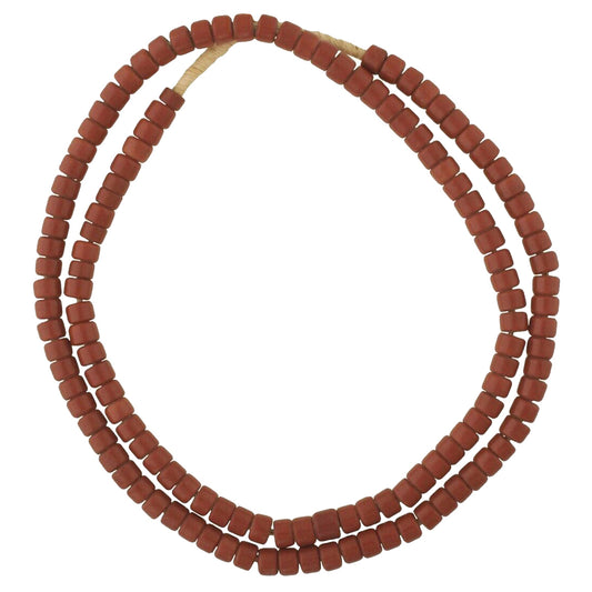 Afrikanische Handelsperlen altböhmische tschechische Glasperlen Fliesenstrang Halskette Ghana - Tribalgh