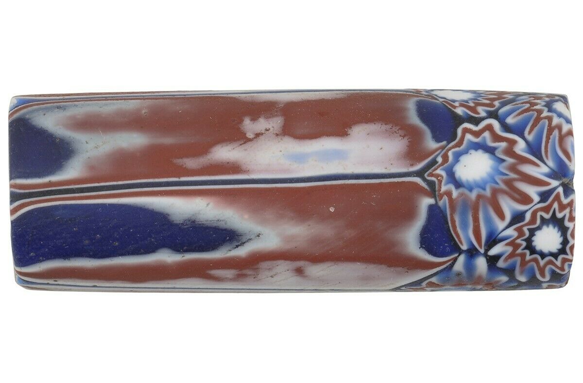 Rare African trade bead antique millefiori Venetian glass mosaic - Tribalgh