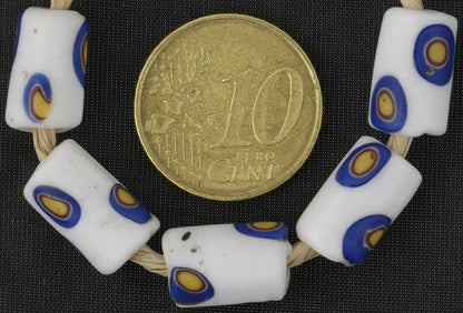 Afrikanische Handelsperlen antike Millefiori Venezianisches Glas Murano-Mosaik - Tribalgh