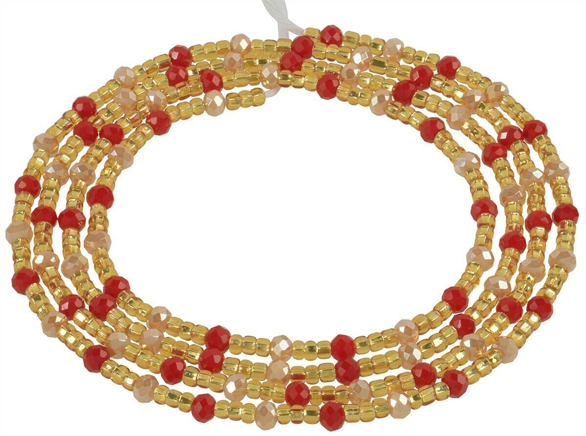 African Waist Beads Ghana handmade belly chain body weight control jew –  Tribalgh