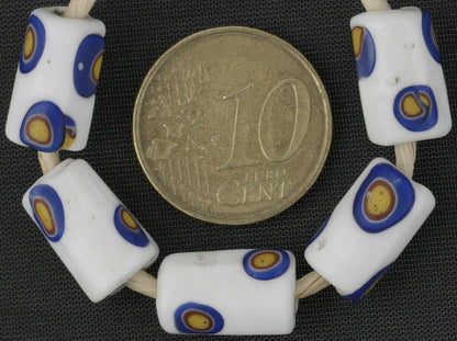 Afrikanische Handelsperlen antike Millefiori Venezianisches Glas Murano-Mosaik - Tribalgh