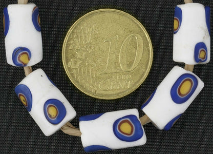 Afrikanische Handelsperlen, antikes Millefiori, venezianisches Glas, Murano-Mosaik, Ghana – Tribalgh