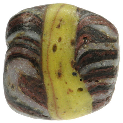 Antique Islamic Banded folded glass trade Bead 1200 AD SB-22793
