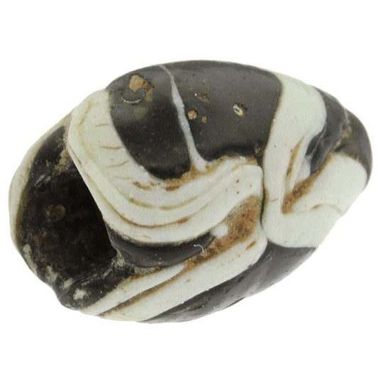 Antique Islamic folded glass trade Bead 1200 AD SB-22654