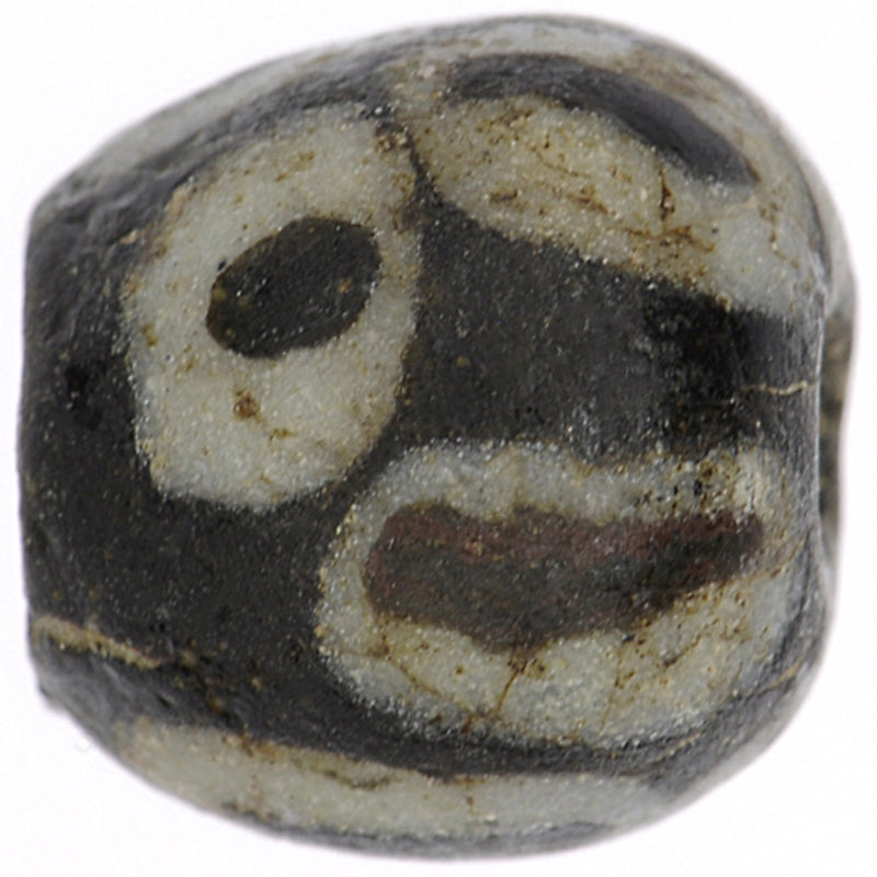 Seltene antike islamische „Auge“-Glashandelsperle 1200 n. Chr. SB-25106
