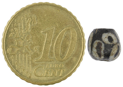 Rara perla di vetro islamica antica "Occhio" commerciale 1200 d.C. SB-25106