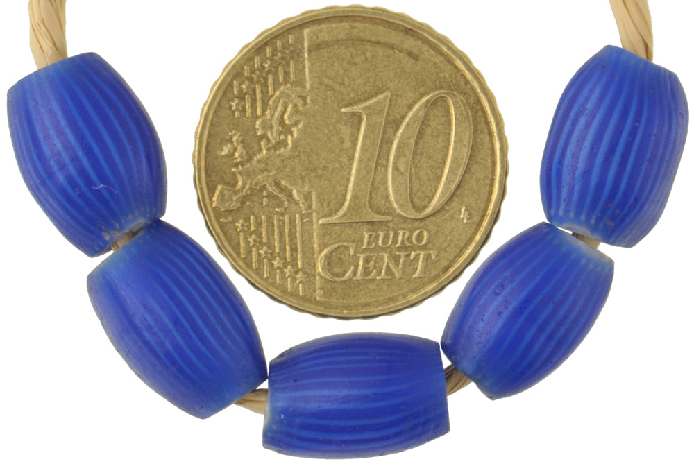 Florale Zwiebelhaut-Chevron-Perlen | 5-lagiges antikes venezianisches Set - alternative Ansicht
