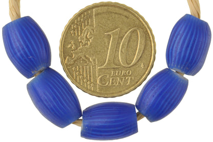 Florale Zwiebelhaut-Chevron-Perlen | 5-lagiges antikes venezianisches Set - alternative Ansicht