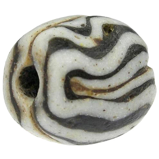 Antique Islamic folded glass trade Bead 1200 AD SB-21856