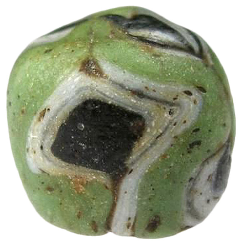 Antique Islamic folded glass trade Bead 1200 AD SB-18170