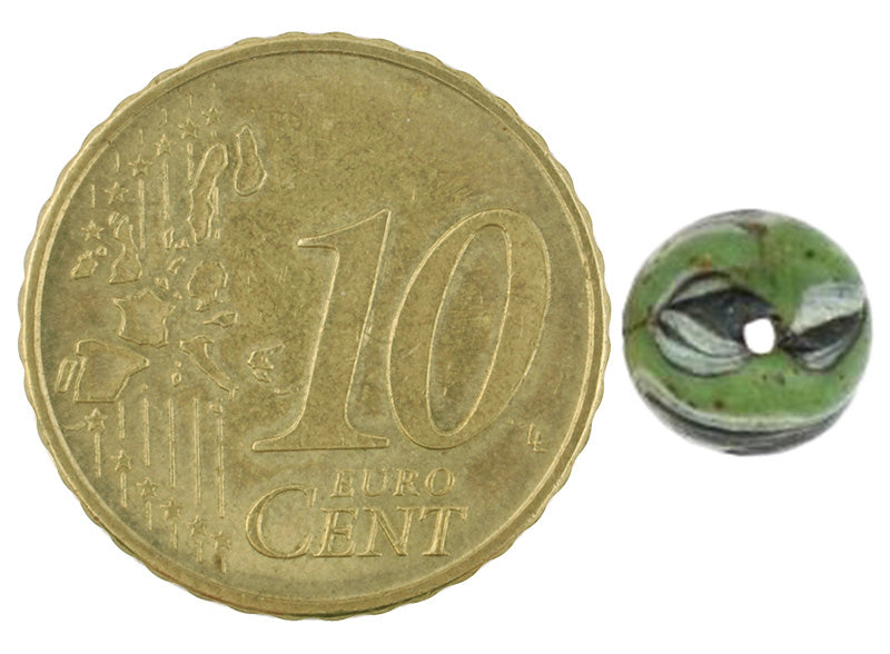 Antike islamische Faltglas-Handelsperle 1200 n. Chr. SB-18170