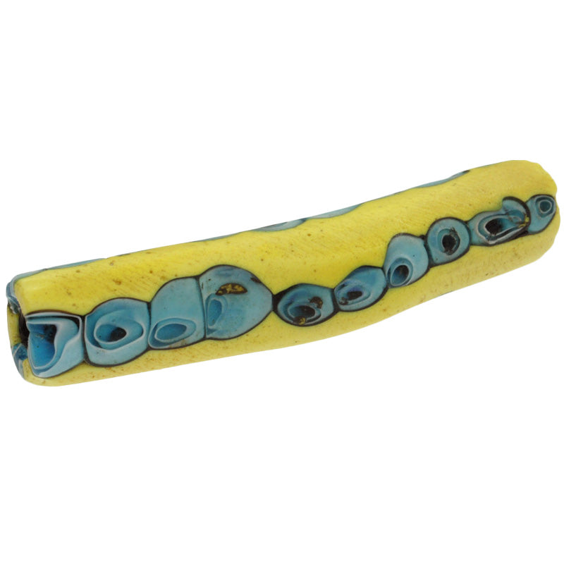Riesige Elbow Millefiori venezianische Mosaik Glas Trade Bead SB-22507
