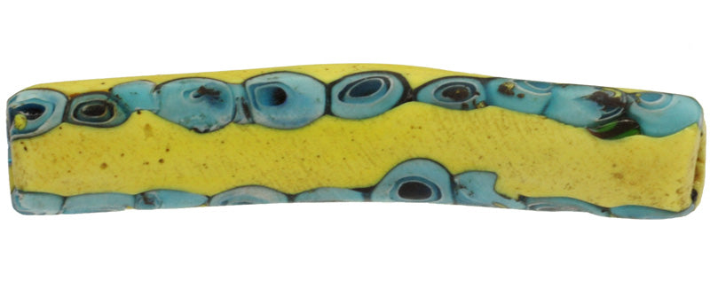 Riesige Elbow Millefiori venezianische Mosaik Glas Trade Bead SB-22507