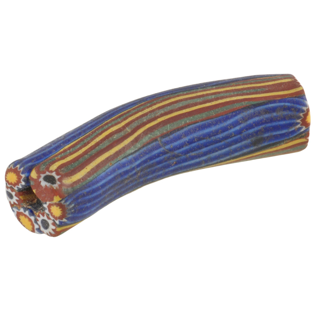 Seltene alte Ellenbogen Millefiori venezianische Glasperlen afrikanischen Handel SB-30247