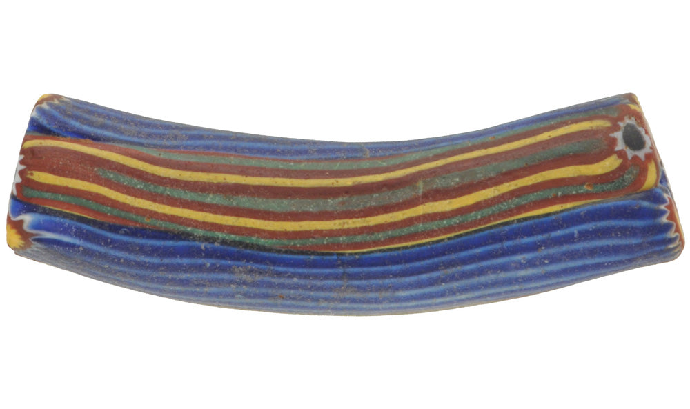 Seltene alte Ellenbogen Millefiori venezianische Glasperlen afrikanischen Handel SB-30247