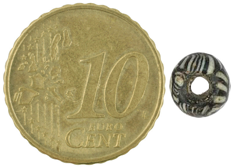 Antike islamische seltene Mosaikglas-Handelsperle 1200 n. Chr. SB-19272