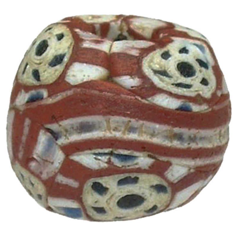 Antikes islamisches Perlen-Fustat-Mosaikglas 1200 n. Chr. Afrikanischer Handel SB-15981