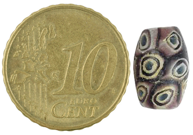 Antike islamische Handelsperle aus Glasmosaik um 1200 n. Chr. SB-17822