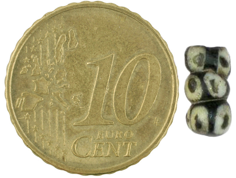Seltene antike islamische Brillenglas-Handelsperle 1200 n. Chr. SB-18734