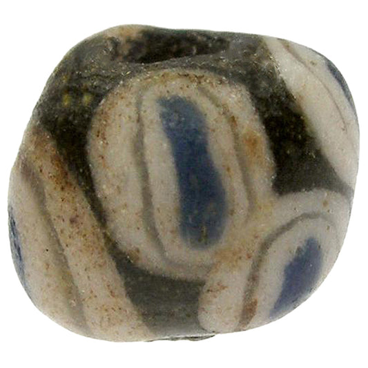 Perlina per il commercio di vetro islamico antico raro 1200 d.C. SB-22157