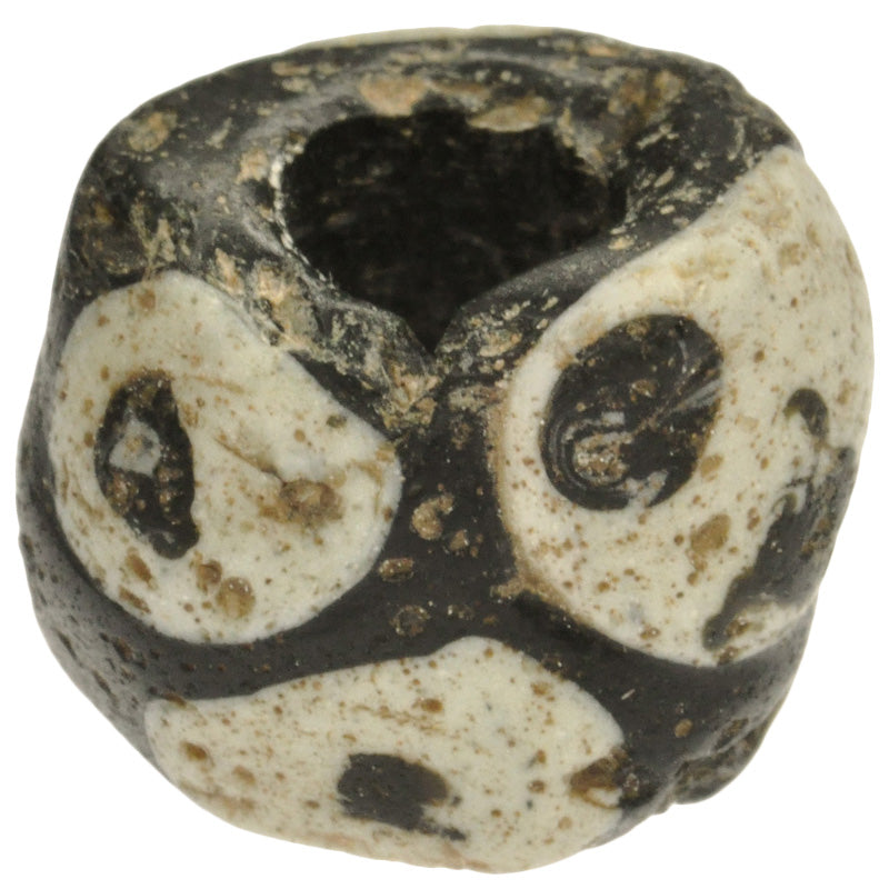 Seltenes antikes Auge islamischer Glashandel Perle 1200 n. Chr. SB-23149