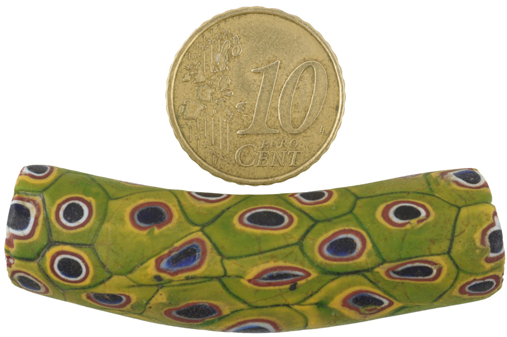 Schöne alte Elbow Millefiori venezianische Mosaik Glasperle afrikanischen Handel SB-28080