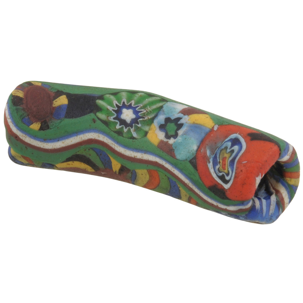 Seltener afrikanischer Handelsperlenbogen altes Millefiori Venezianisches Glasperlen-Murano-Mosaik SB-37141