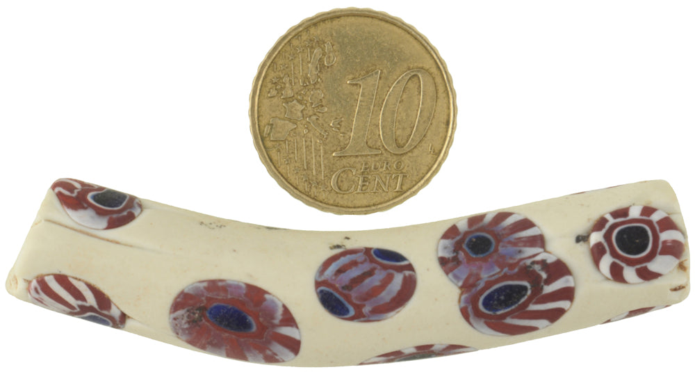 Elbow Millefiori Venezianisches Mosaikglas Trade Bead African Trade SB-30131