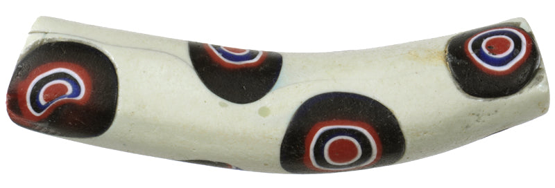 Alte seltene großformatige venezianische Millefiori-Mosaik-Glasperle African Trade SB-25708