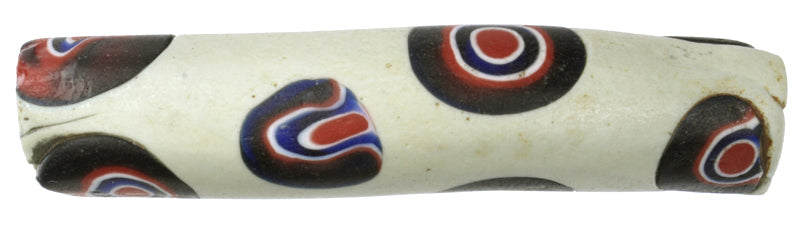Alte seltene großformatige venezianische Millefiori-Mosaik-Glasperle African Trade SB-25708