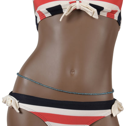 Taillenperlen Afrikanischer handgemachter Bauchketten-Körperschmuck - Tribalgh