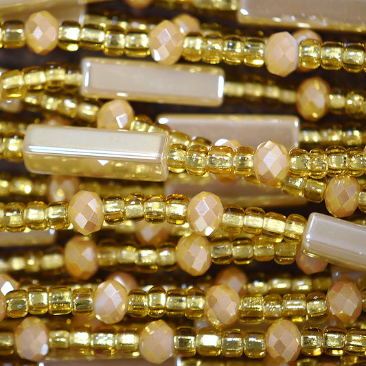 Perline in vita Catena per pancia africana Gioielli per il corpo fatti a mano Ghana - Tribalgh