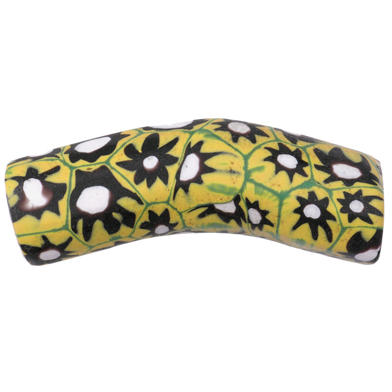 Schöne alte Ellenbogen Millefiori venezianische Mosaik Glasperle African Trade SB-25950